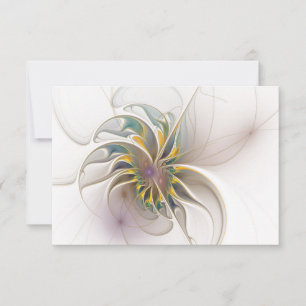 Een kleurrijk fractaal ornament. Abstracte bloem