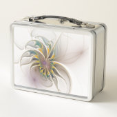 Een kleurrijk fractaal ornament. Abstracte bloem (Achterkant)