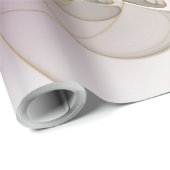 Een kleurrijk fractaal ornament. Abstracte bloem Cadeaupapier (Rol Hoek)