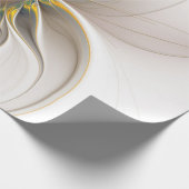 Een kleurrijk fractaal ornament. Abstracte bloem Cadeaupapier (Hoek)