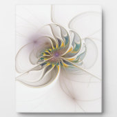 Een kleurrijk fractaal ornament. Abstracte bloem Fotoplaat (Voorkant)