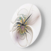 Een kleurrijk fractaal ornament. Abstracte bloem Grote Klok (Hoek)