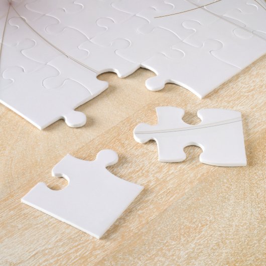 Een kleurrijk fractaal ornament. Abstracte bloem Legpuzzel (Zijkant)