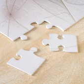 Een kleurrijk fractaal ornament. Abstracte bloem Legpuzzel (Zijkant)
