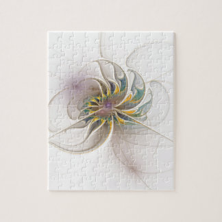 Een kleurrijk fractaal ornament. Abstracte bloem Legpuzzel