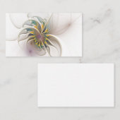 Een kleurrijk fractaal ornament. Abstracte bloem Notitiekaartje (Voorkant / Achterkant)