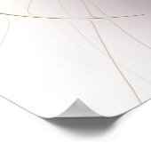 Een kleurrijk fractaal ornament. Abstracte bloem Poster (Hoek)
