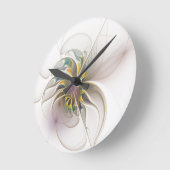 Een kleurrijk fractaal ornament. Abstracte bloem Ronde Klok (Hoek)