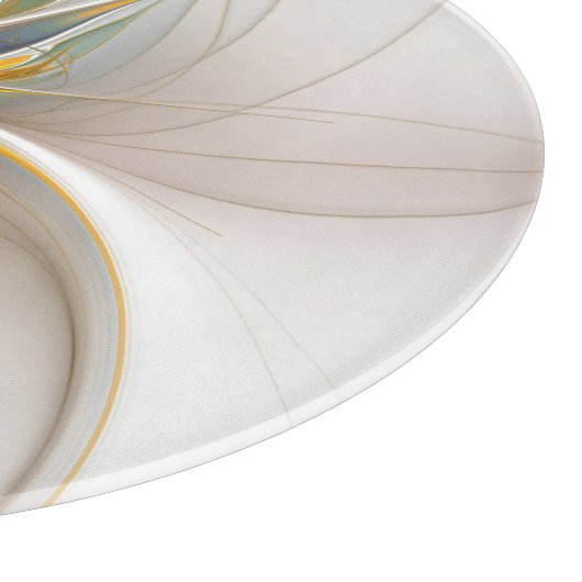 Een kleurrijk fractaal ornament. Abstracte bloem Snijplank (Hoek)