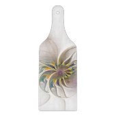 Een kleurrijk fractaal ornament. Abstracte bloem Snijplank (Voorkant)