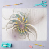 Een kleurrijk fractaal ornament. Abstracte bloem Tissuepapier (Craft)