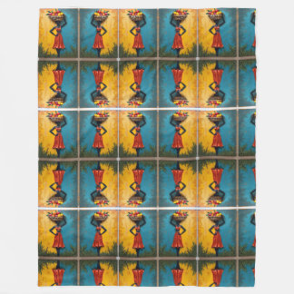 Een kleurrijk kunstwerk voor dekens, kussens gooie fleece deken