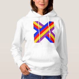 Een kleurrijk ontwerp hoodie
