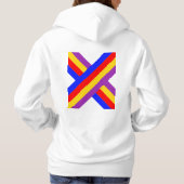 Een kleurrijk ontwerp hoodie (Achterkant)