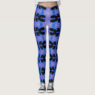 Een  kleurrijk patroon "Ratti_Creative_Arts" L Leggings