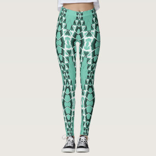 Een kleurrijk patroon "Ratti_Creative_Arts" L Leggings
