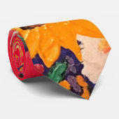 een kleurrijk stropdas (Opgerold)