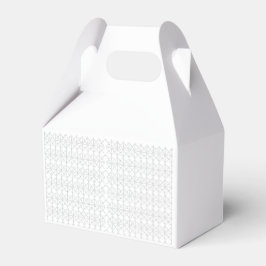 Een kleurrijk tapijt met een ingewikkeld geometris bedankdoosjes