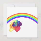 Een "kleurrijk" verjaardagsfeestje kaart (Achterkant)