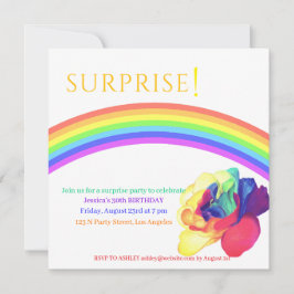 Een "kleurrijk" verrassingsfeest kaart