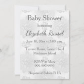 Een kleurrijke Baby shower uitnodiging (Achterkant)