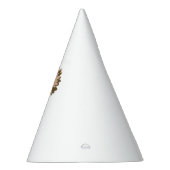 Een kleurrijke bloemenillustratie met een unieke feesthoedjes (Rechts)