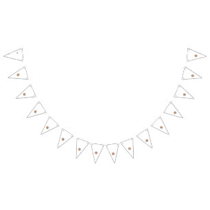 Een kleurrijke bloemenillustratie met een unieke vlaggetjes