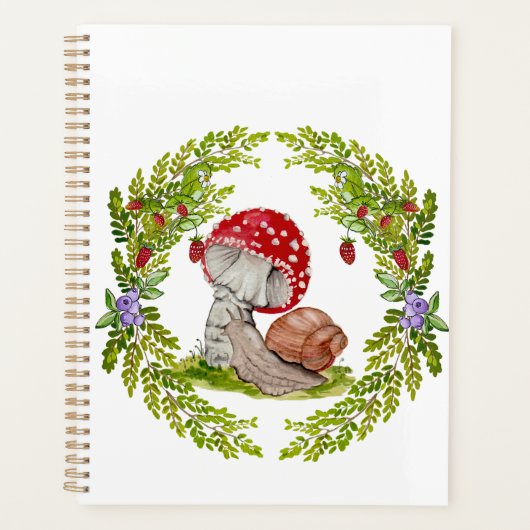 Een kleurrijke bosvlieg en een slak planner (Voorkant)