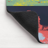 ~ Eén kleurrijke Cavachon ~ Muismat (Hoek)