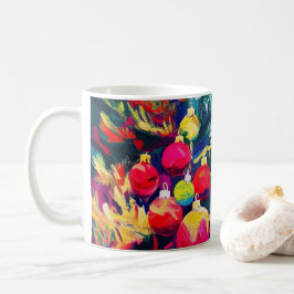 een kleurrijke Cup print. Koffiemok