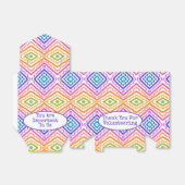 Een kleurrijke dank u bedankdoosjes (Uitgevouwen)