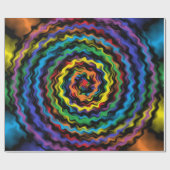 Een kleurrijke detonatie cadeaupapier (Vlak)