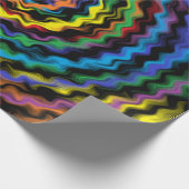 Een kleurrijke detonatie cadeaupapier (Hoek)