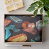 Een Kleurrijke Edelsteen Serie Ontwerp 3 Tissuepapier (Geschenk)