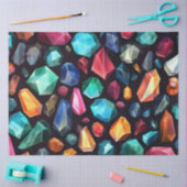 Een Kleurrijke Edelsteen Serie Ontwerp 3 Tissuepapier (Craft)