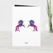 Een Kleurrijke Eenhoorn, Verjaardag Kaart (Achterkant)