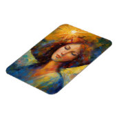 Een kleurrijke engel gloeit magneet (Linkerzijde)