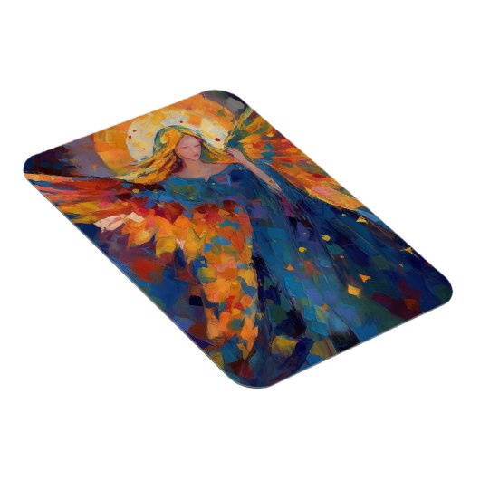 Een kleurrijke engel magneet (Rechterzijde)