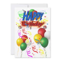 Een kleurrijke gelukkige verjaardag