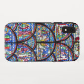 Een kleurrijke Glas in lood telefoontas Case-Mate iPhone Case (Achterkant (horizontaal))