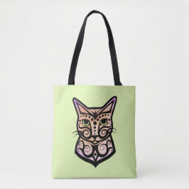 Een kleurrijke kat #1 tote bag