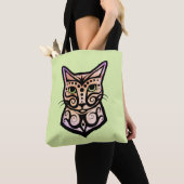 Een kleurrijke kat #1 tote bag (Dichtbij)