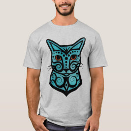 Een kleurrijke kat 3 t-shirt