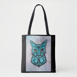 Een kleurrijke kat 3 tote bag