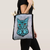 Een kleurrijke kat 3 tote bag (Dichtbij)