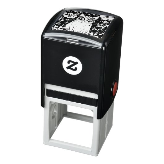 Een kleurrijke kat  zelfinktende stempel (Product)