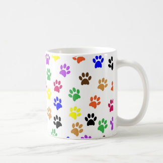 Een kleurrijke katten sporen - katten poten Koffie Koffiemok