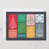 Een Kleurrijke Kerstkaart (Voorkant)