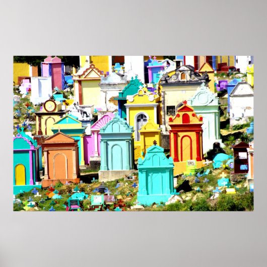 Een kleurrijke manier om te gaan poster (Voorkant)