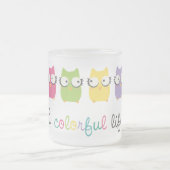 Een kleurrijke mok of glas (Center)